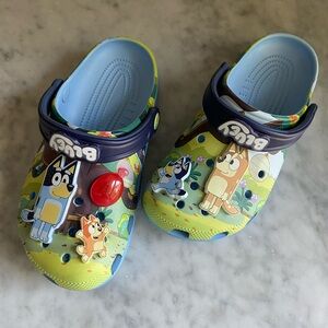 Kids' Bluey Crocs, Size M (4) or W (6)